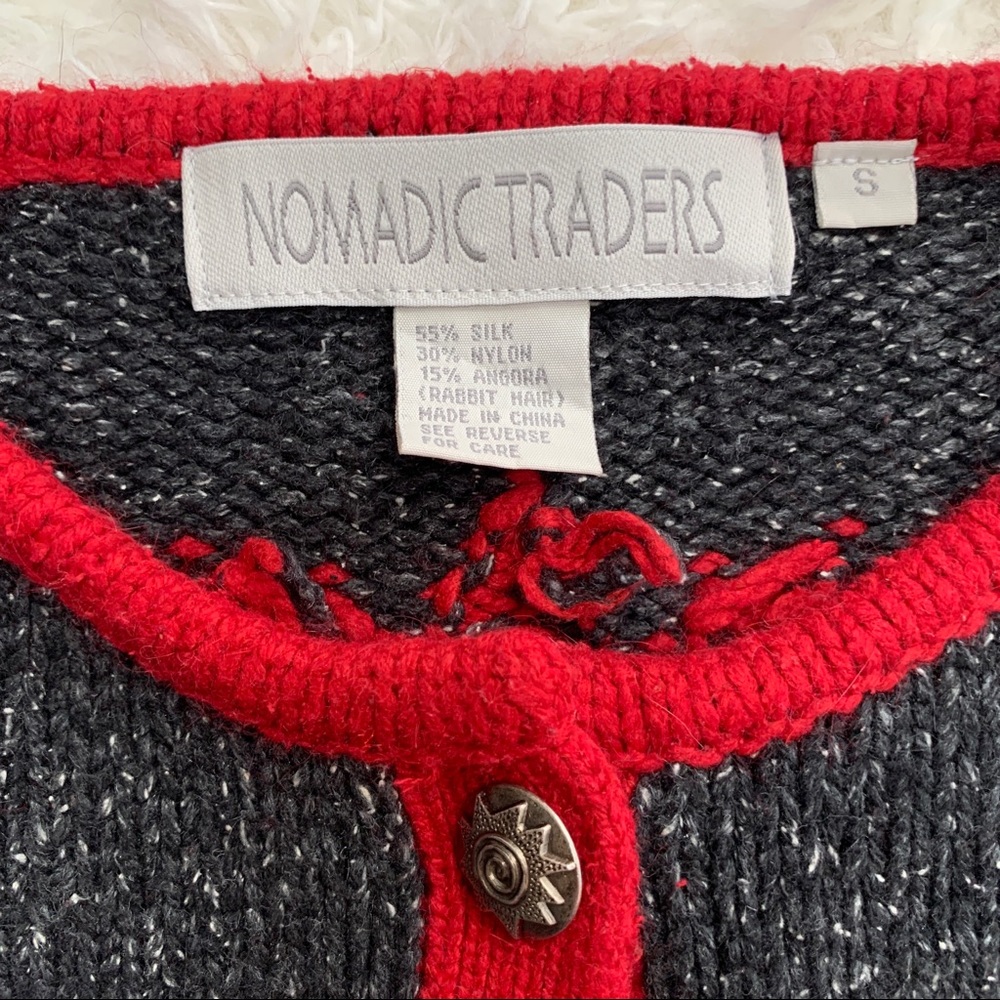Nomadic Traders Gray Winter Sweater Small - image 4